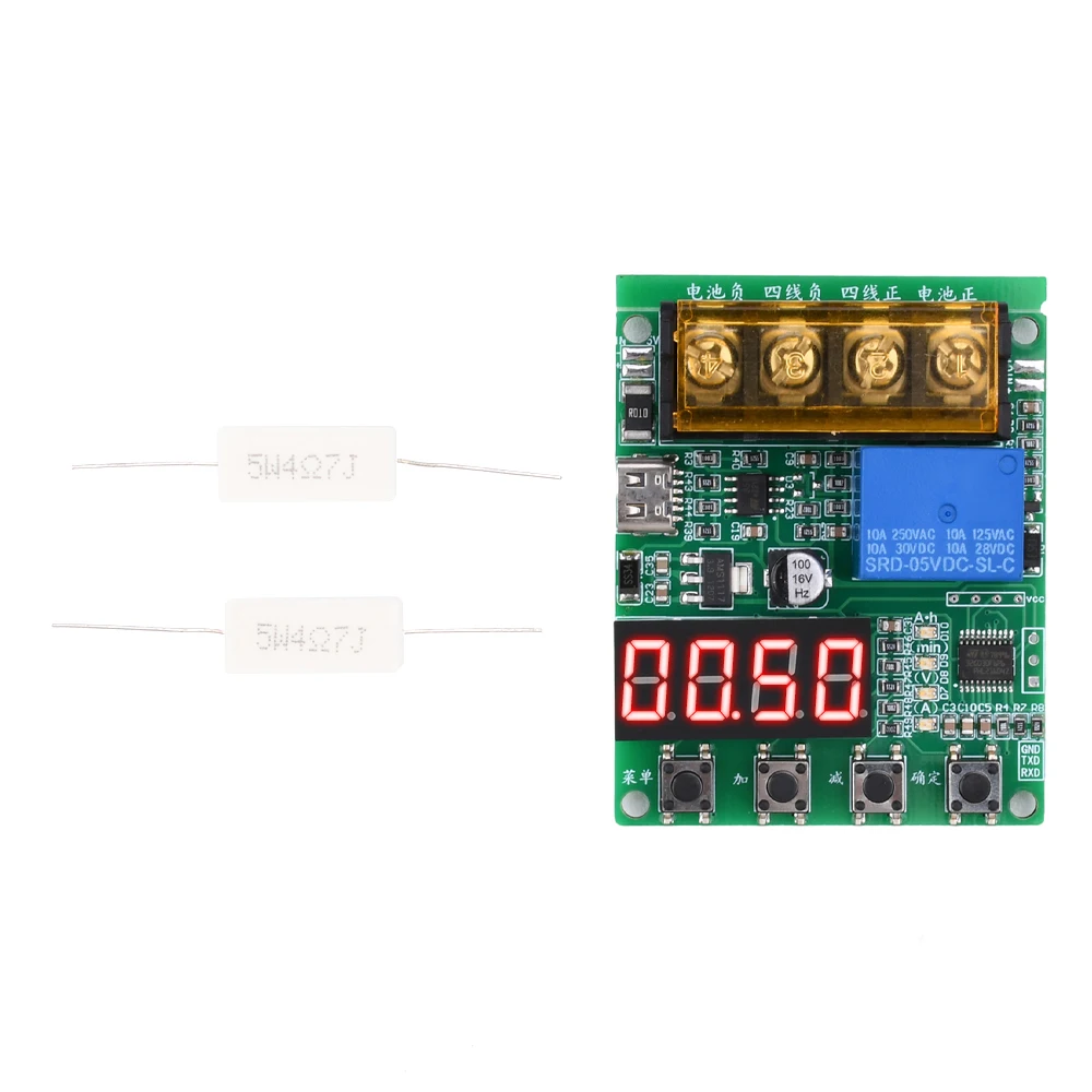 300W 30V Digital 18650 Литиевый аккумулятор измеритель емкости резистивный разрядный электронный модуль Modbus