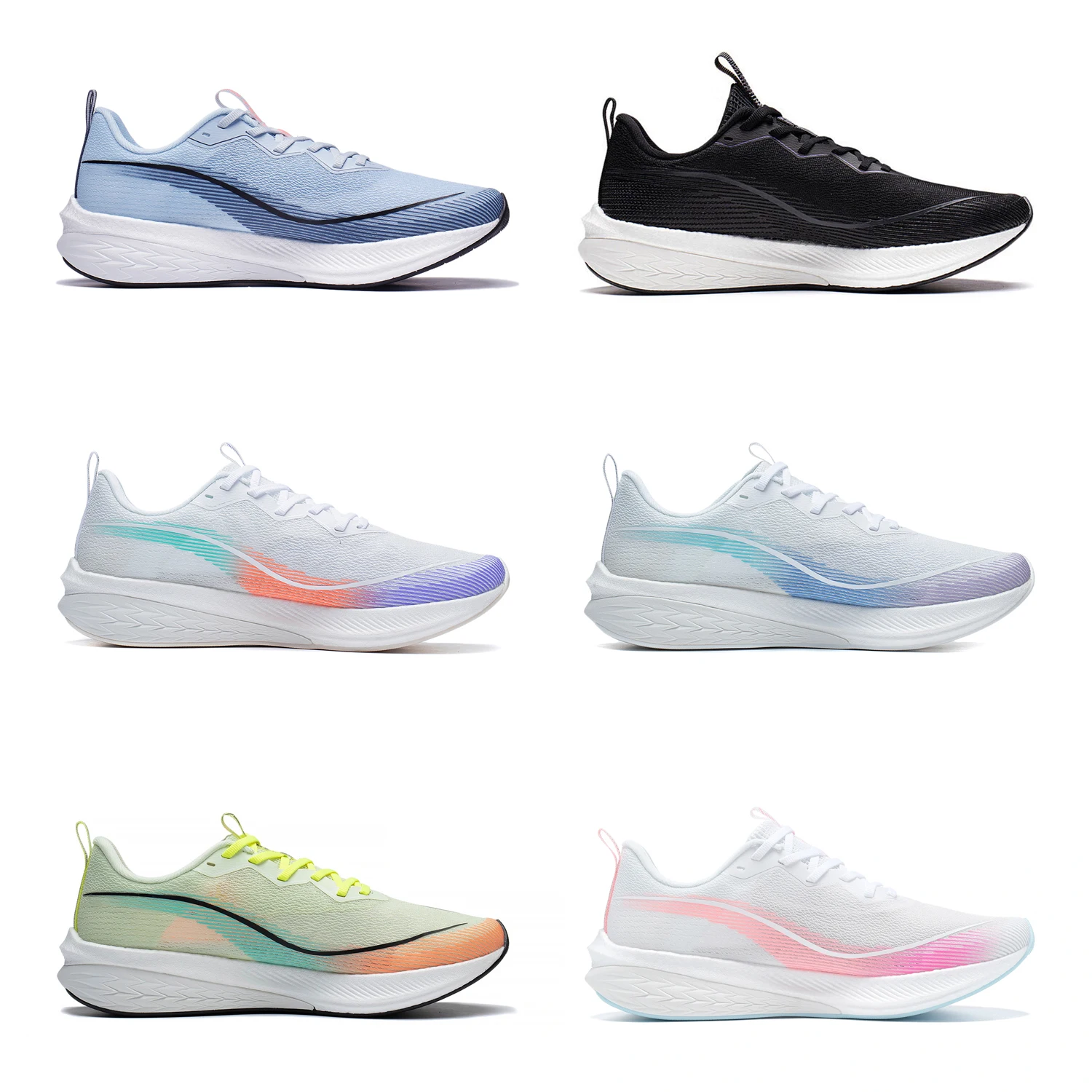 Фото Мужские кроссовки для бега Li-Ning HARE 6 PRO, дышащие кроссовки с прочной подкладкой №2