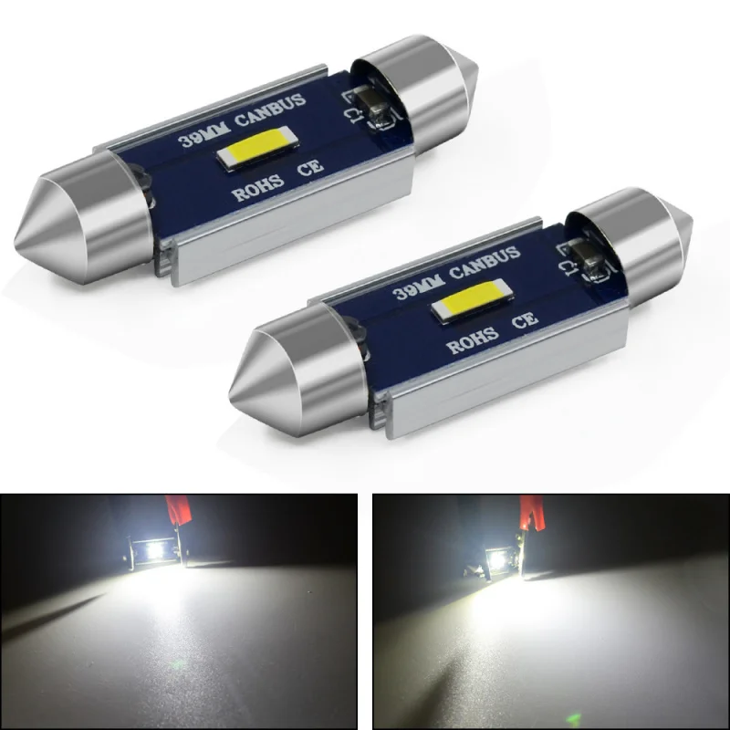 CANBUSReading Light Декодирование лампы с двумя наконечниками 1860CarLEDRoof Light31MM 36MM 39MM 41MM