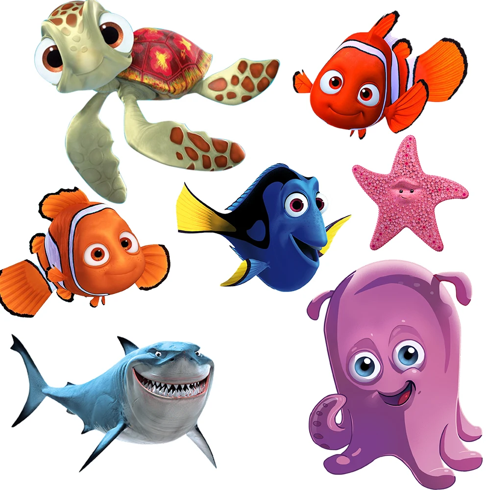 Значение Nemo Вырезы Немо Тема Дня Рождения Большой Декор Baby Shower Stand Up Реквизит KT Пенопластовая Доска Marlin Darla Bruce Shark