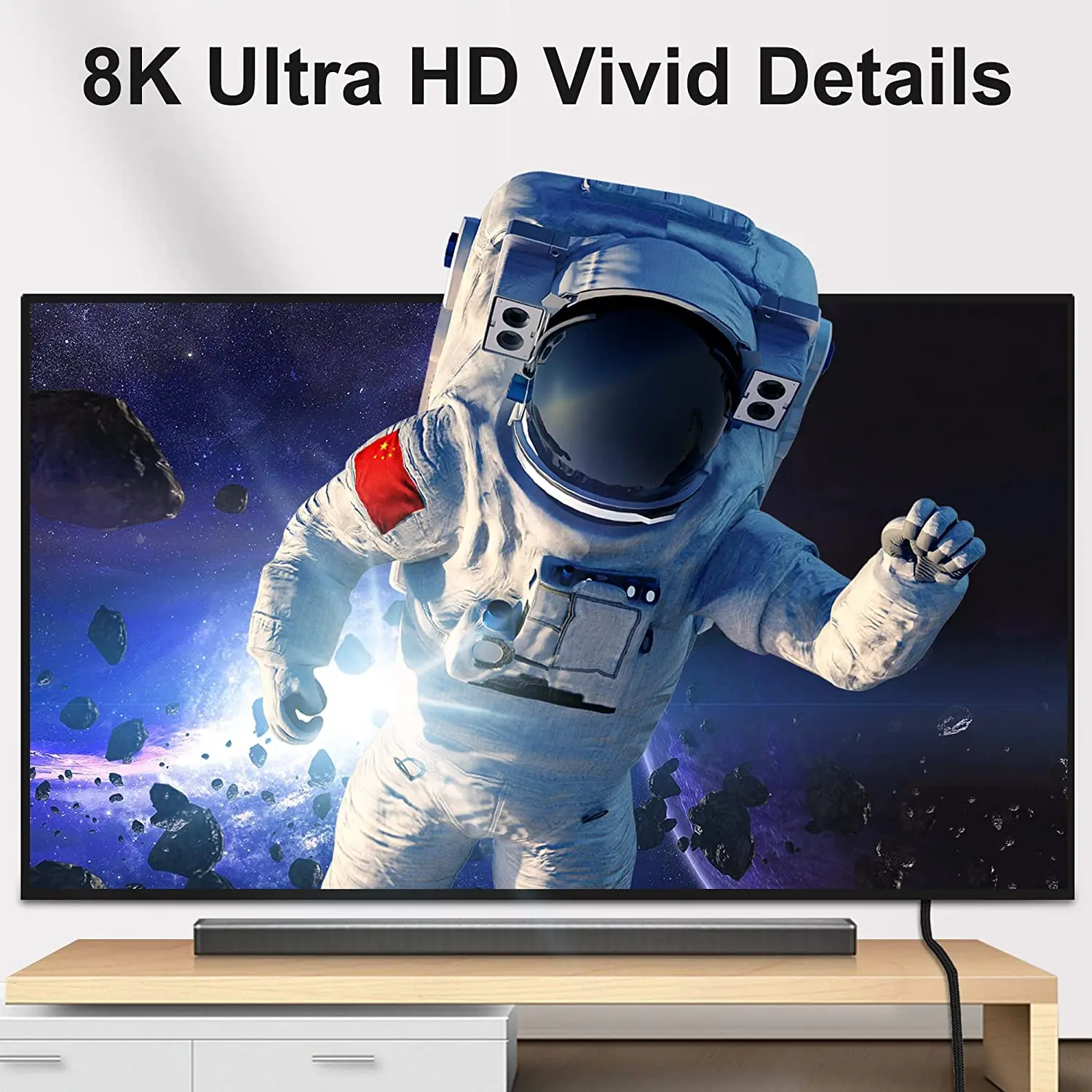 Фото Кабель DisplayPort 1,4, 8 к, 60 Гц, 4 к, 144 Гц, 2 к, 240 Гц, 1,4 Гц №2