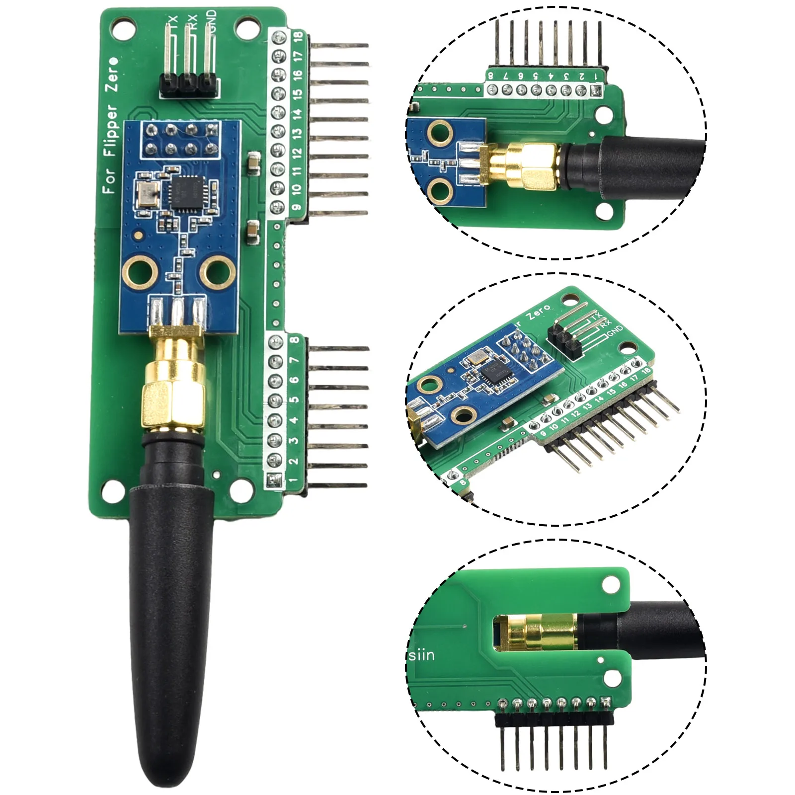 Удобный дизайн модуля CC1101 SubGhz для легкой установки и работы без хлопот 433MHz