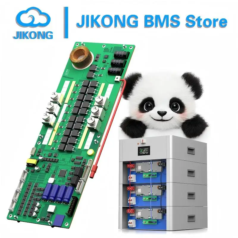 JKBMS Активный баланс тока 1/2A Lifepo4 Li-ion LTO 16S 48V Семейное хранилище энергии для Growatt Deye и т. д.
