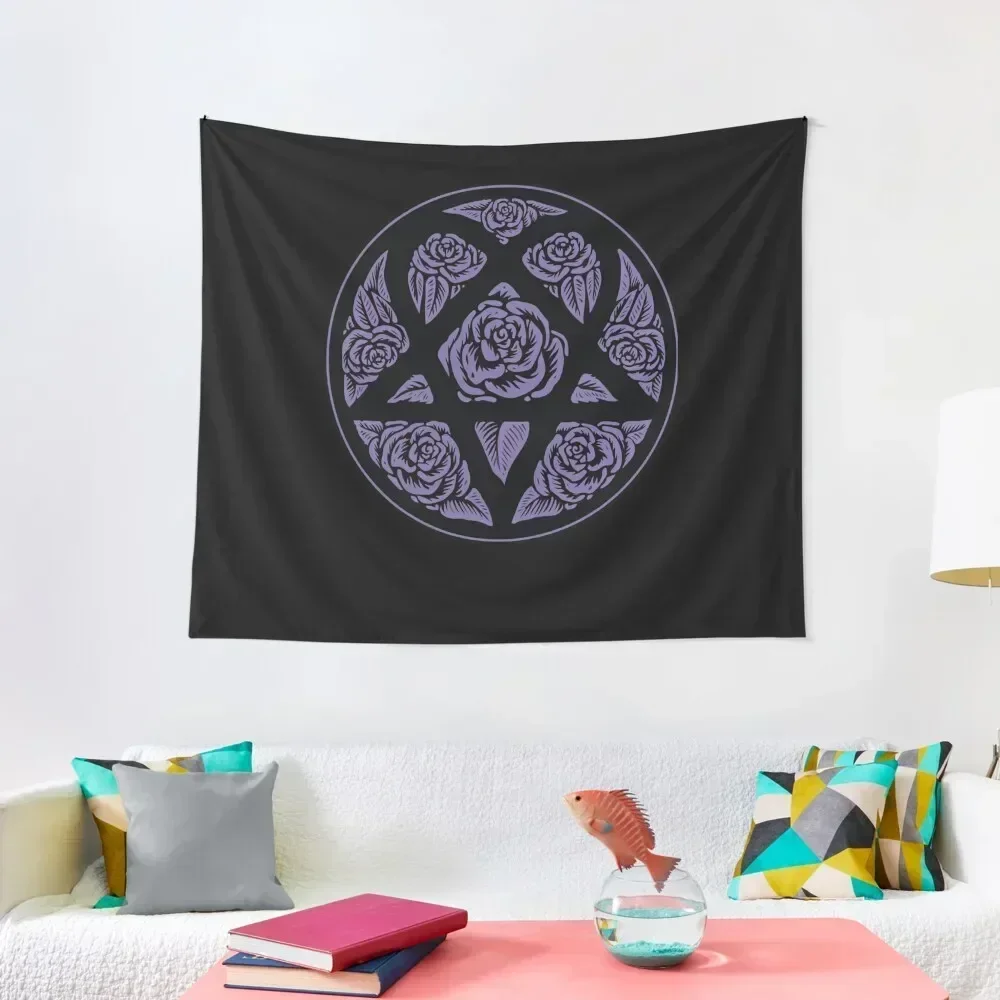 Heartagram s Purple Him Band Плакат Ville Valo Стикер Essential Копия Гобелен Рождественское украшение Украшение Настенный гобелен