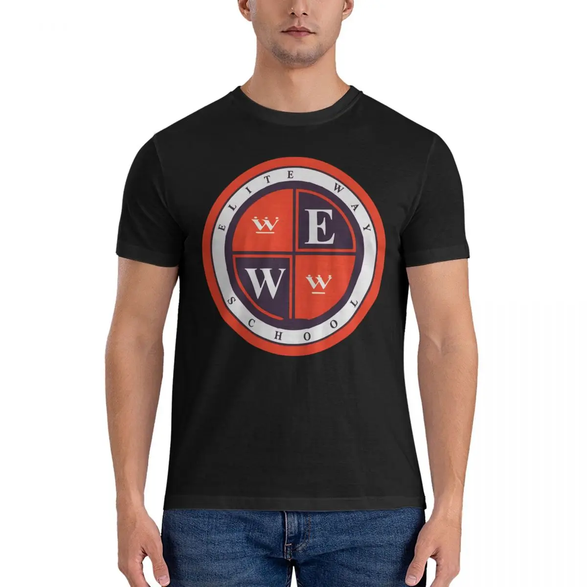 Мужская футболка Merch мятежное юмористическое футболка с коротким рукавом с круглым вырезом хлопковые топы с принтом