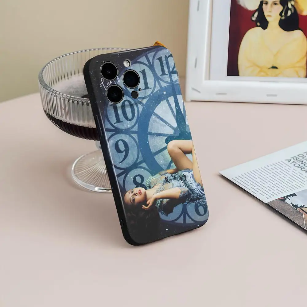 Чехол для телефона для iPhone 17, 16, 15, 14, 13, 12, Pro Max Plus, глянцевый L-Laufeys HD с тонкими отверстиями, жидкая пленка, мягкий корпус
