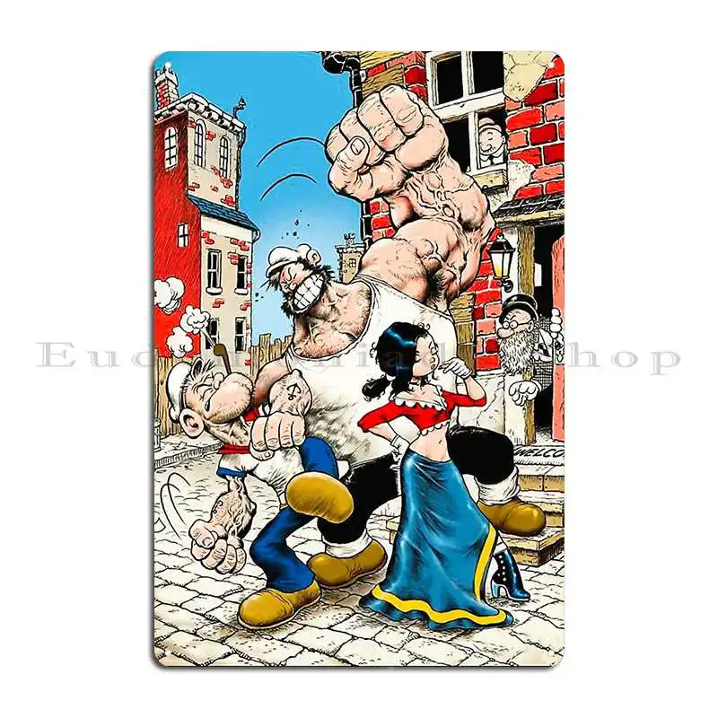 Фото Asterix Obelix Idefix Panoramix ВЕЛОСИПЕДНАЯ ГОНОЧКА Винтаж Париж в приятный рекламный принт Металлический ржавый печатный жестяной знак Плакат №3