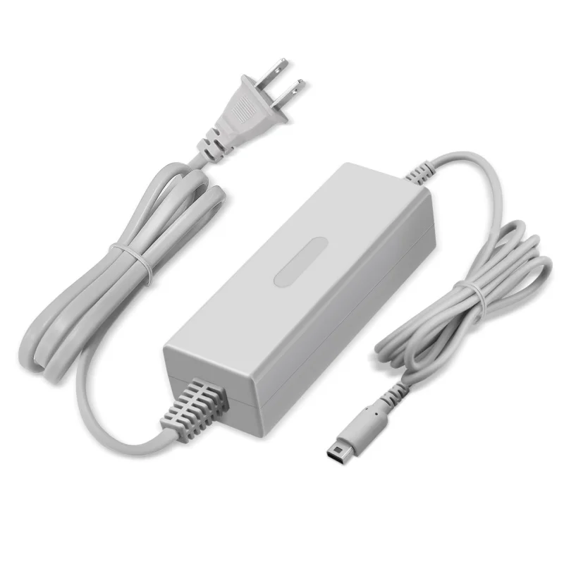 Зарядное устройство для контроллера геймпада Wii U, адаптер питания переменного тока, кабельный шнур для игрового контроллера Nintendo Wii U, настенное зарядное устройство