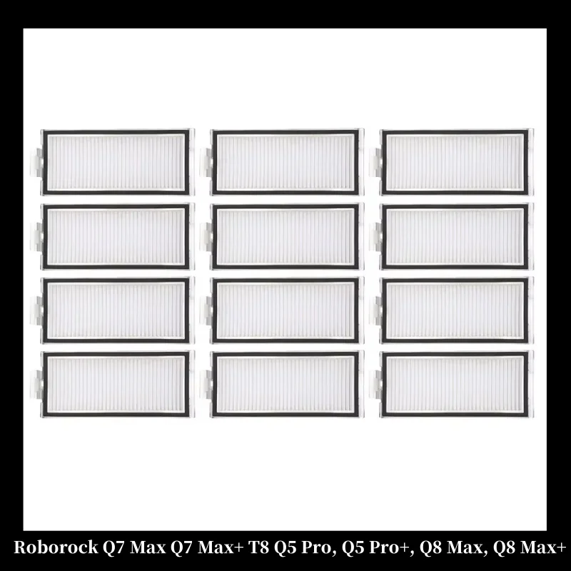 Моющийся HEPA-фильтр для Roborock Q7 Max Q7 Max+ T8 Q5 Pro, Q5 Pro+, Q8 Max, Q8 Max+ Робот-вакуумный HEPA-фильтр