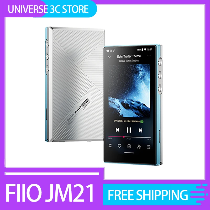 Портативный плеер Fiio Jm21, Snapdragon 680, HD усилитель без потерь Dual-Cs43198, двойной-700 МВт, индивидуальный усилитель, поддержка тяги Spdif