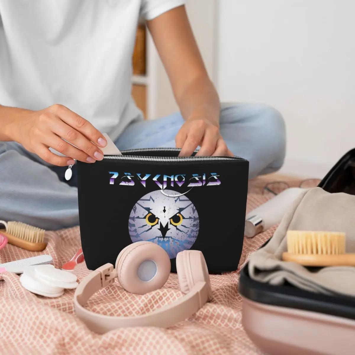 Amiga Psygnosis Owl женская косметичка дорожный органайзер для макияжа сумка для хранения туалетных принадлежностей Dopp Kit Case (art.: 3920d0d86643d) - 3920d0d86643d