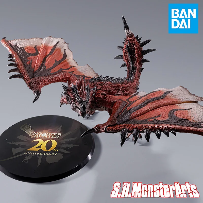 Оригинальная коробка в наличии Bandai SHM RATHALOS 20-е юбилейное издание аниме экшн-фигурка из ПВХ 16 см модельный комплект игрушка подарок для детей