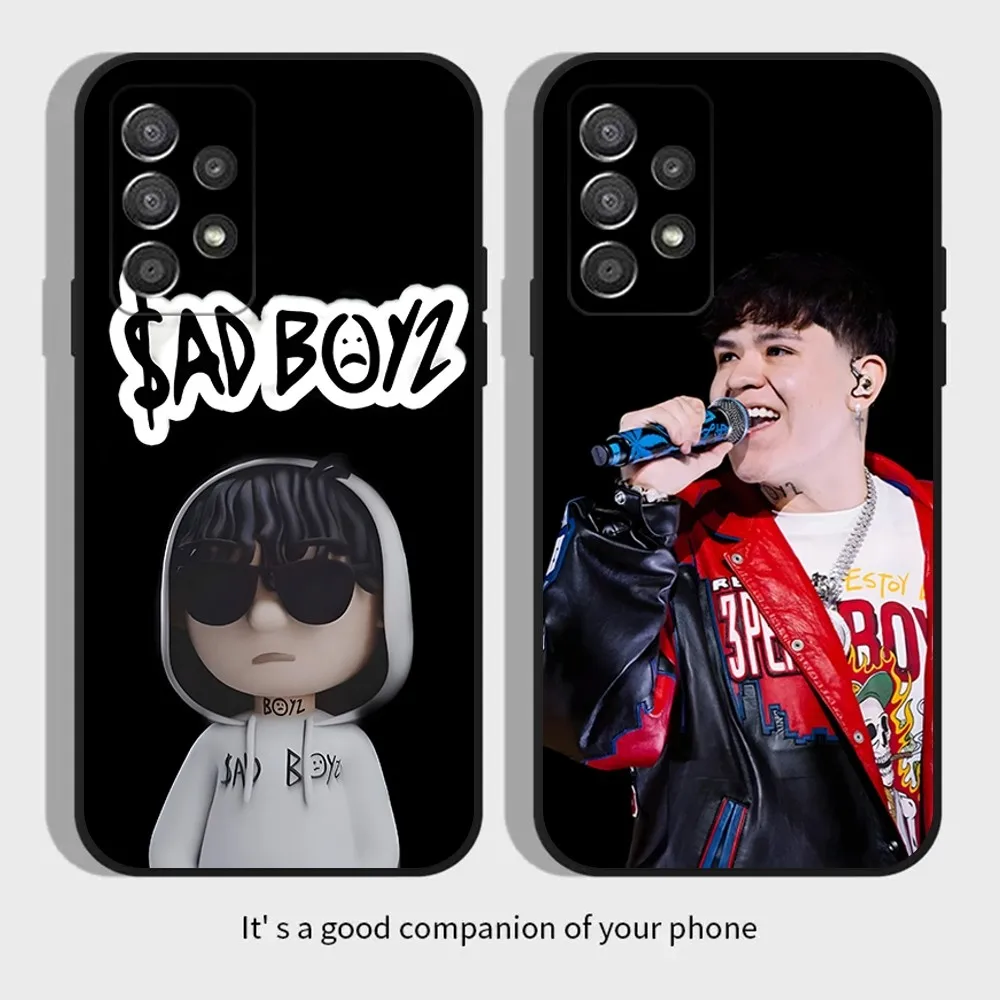 Чехол для телефона $ ad Boyz Singer Junior-H для Samsung Galaxy A13,A21s,A22,A31,A32,A52,A53,A71,A80,A91, мягкий черный Чехол