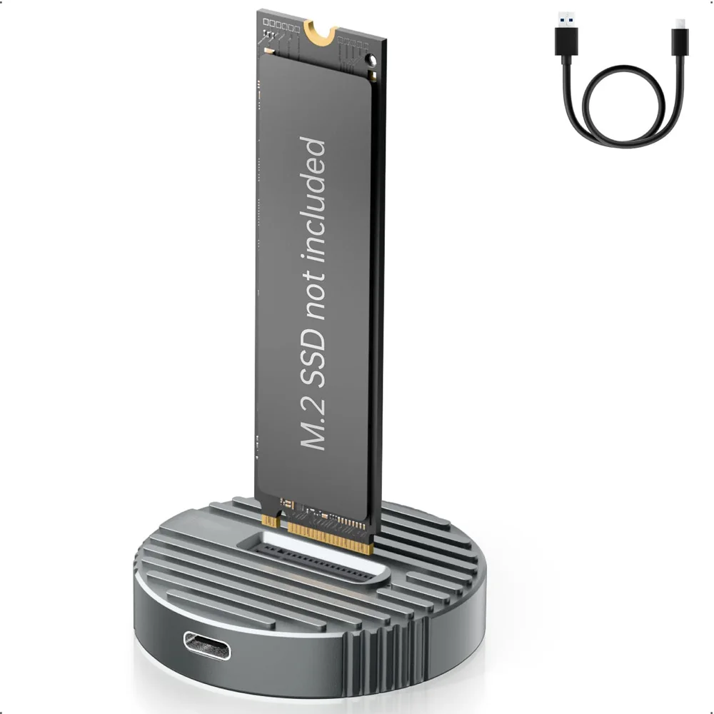 Фото Внешний считыватель твердотельного накопителя JoniSerl M.2 NVMe, адаптер M2 к USB 10 Гбит/с для док-станции с двумя протоколами Both M 2 (ключ M, ключ B+M) NVMe и SATA NGFF №2