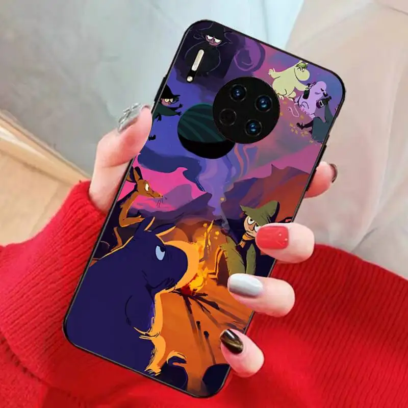 Фото Комикс M-Moomin милый хиппи чехол для телефона Huawei Mate 10 20 30 40 50 lite pro Nova 3 3i 5 6 SE 7 pro 7SE №4