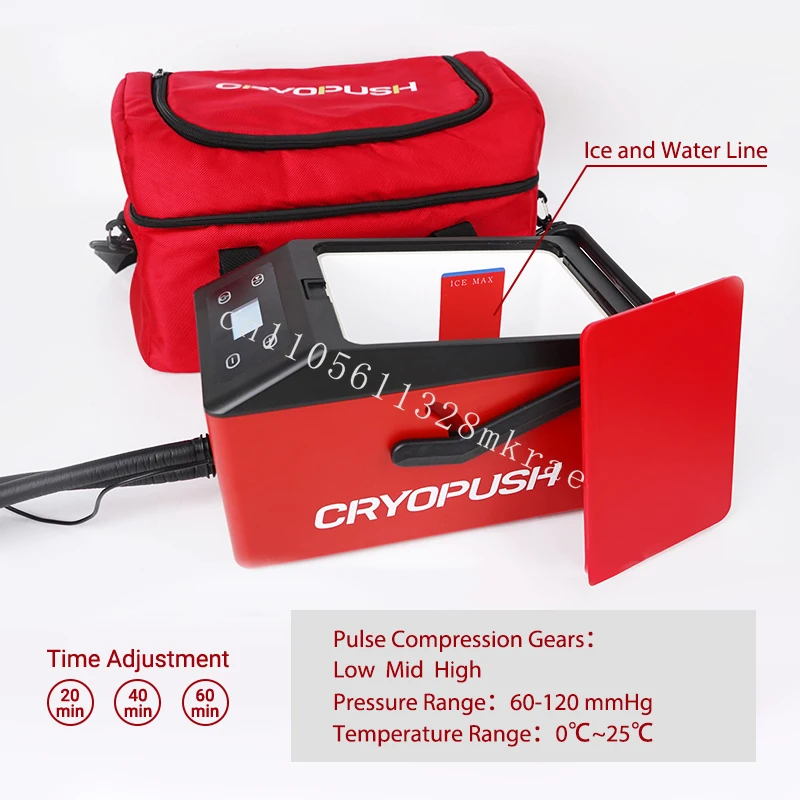 Фото 2025 Новая ортопедия и реабилитация CRYOPUSH Knee Cryo Recovery Ice Cold Compression Therapy Система физиотерапии №4