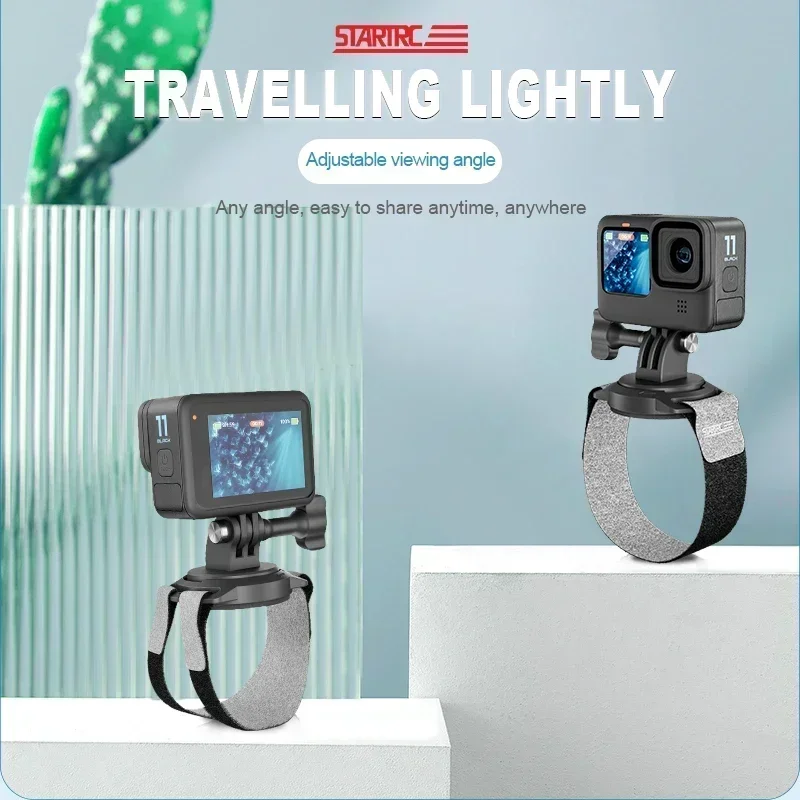 Регулируемый ремешок на запястье для GoPro Hero 11 10 9 8, быстросъемный держатель с магнитной присоской, крепление для Insta360 Action 2