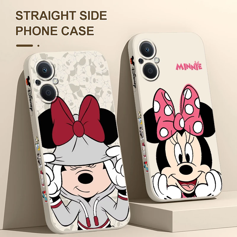 Модный мягкий чехол Disney с изображением Микки и Минни для телефона OPPO Find X5 X3 X2 Lite Pro Neo A5 A53 A94 4G