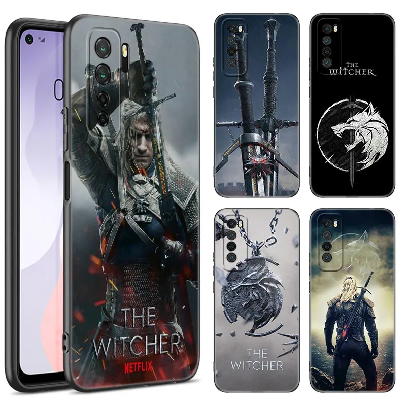 Черный силиконовый чехол для телефона Game W-witchers для Huawei Nova 11 12 Ultra 9 10 SE Pro 11E 11i 12i Y70 Plus Y60 Y61 Y71 Y72 Y90 Y91