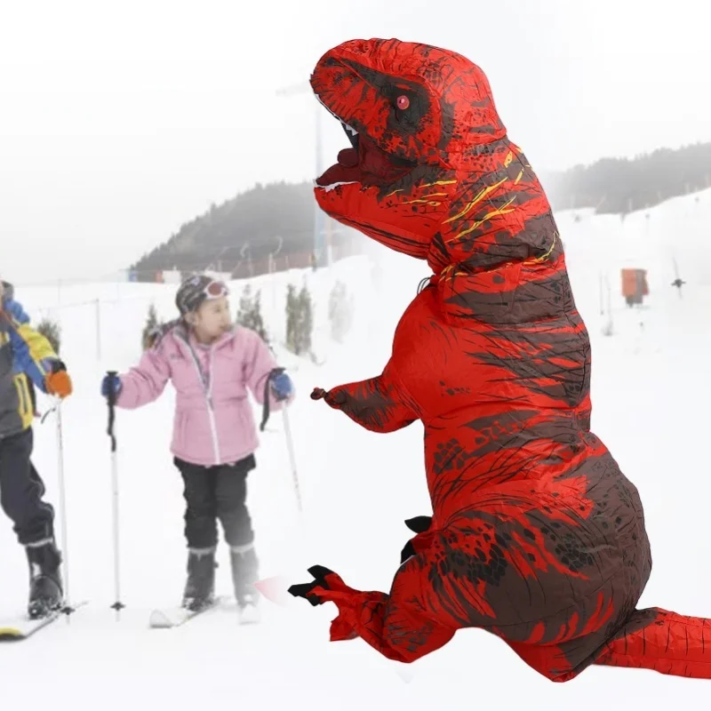 Костюм динозавра T Rex, надувной костюм динозавра для Хэллоуина, косплея, вечеринки, Рождества (art.: 3920d1e597032) - 3920d1e597032
