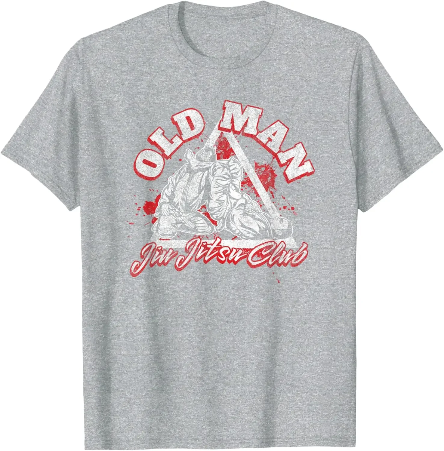 Фото Old Man Jiu Jitsu Club Ретро Jiu Jitsu Design for Dads Футболка с графическим рисунком Harajuku Мужская одежда Хлопковые футболки Топы №3