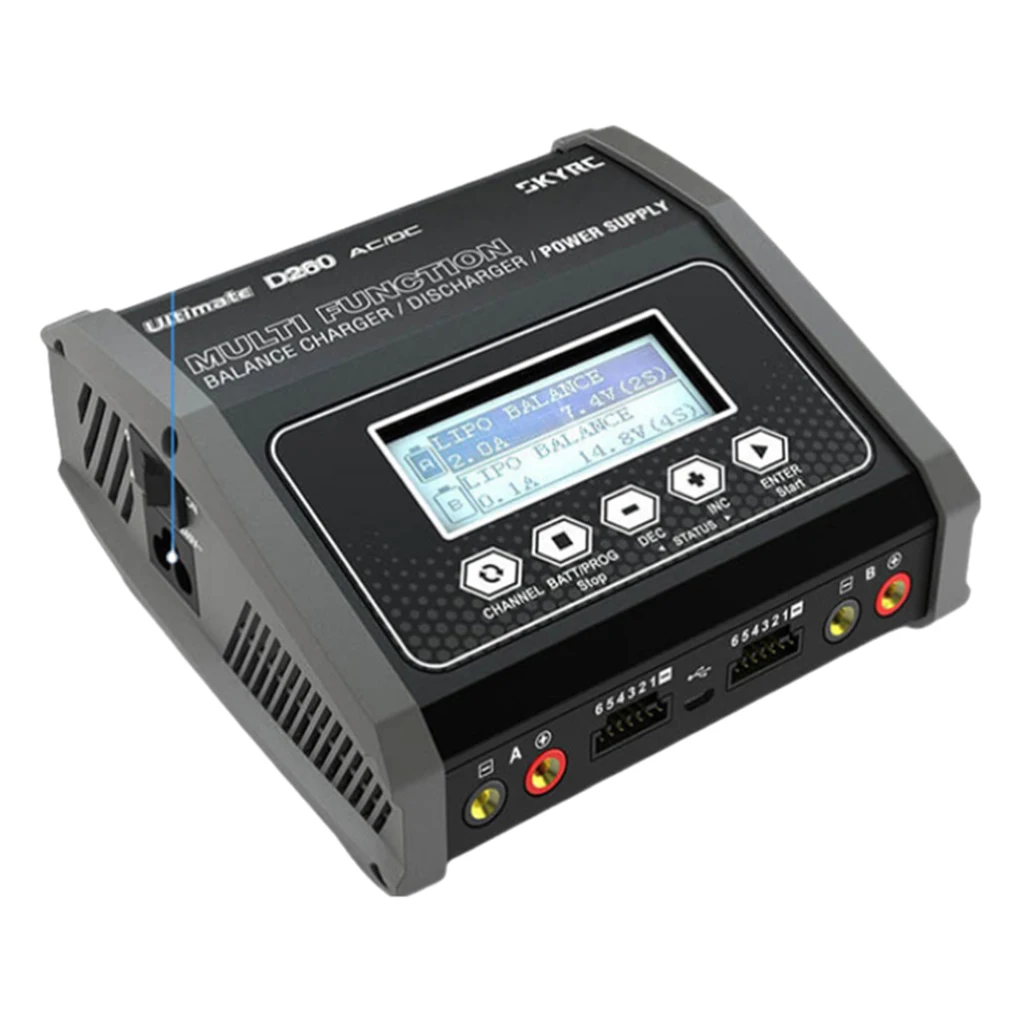 Балансирующее зарядное устройство SKYRC D260 Lipo для аккумуляторов, разрядник, двойной переменный/постоянный ток 1-6S 260 Вт для NiMH/NiCd/LiPo/LiFe/Lilon/LiHV/Pb RC автомобильное зарядное устройство USB