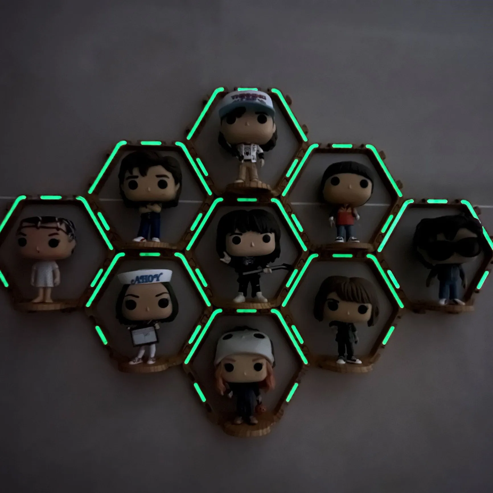 Фото 9-упаковка деревянной плавающей полки для Funko Pop слепая коробка LEGO строительные блоки фигурка игрушка настенная для предметов коллекционирования №4