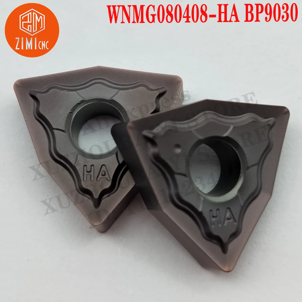WNMG080408-HA BP9030 ВНМГ 080408 Твердосплавные вставки Токарные пластины Инструменты с ЧПУ Металлический Резак Лезвия токарных станков токарный станок по металлу механический ВНМГ
