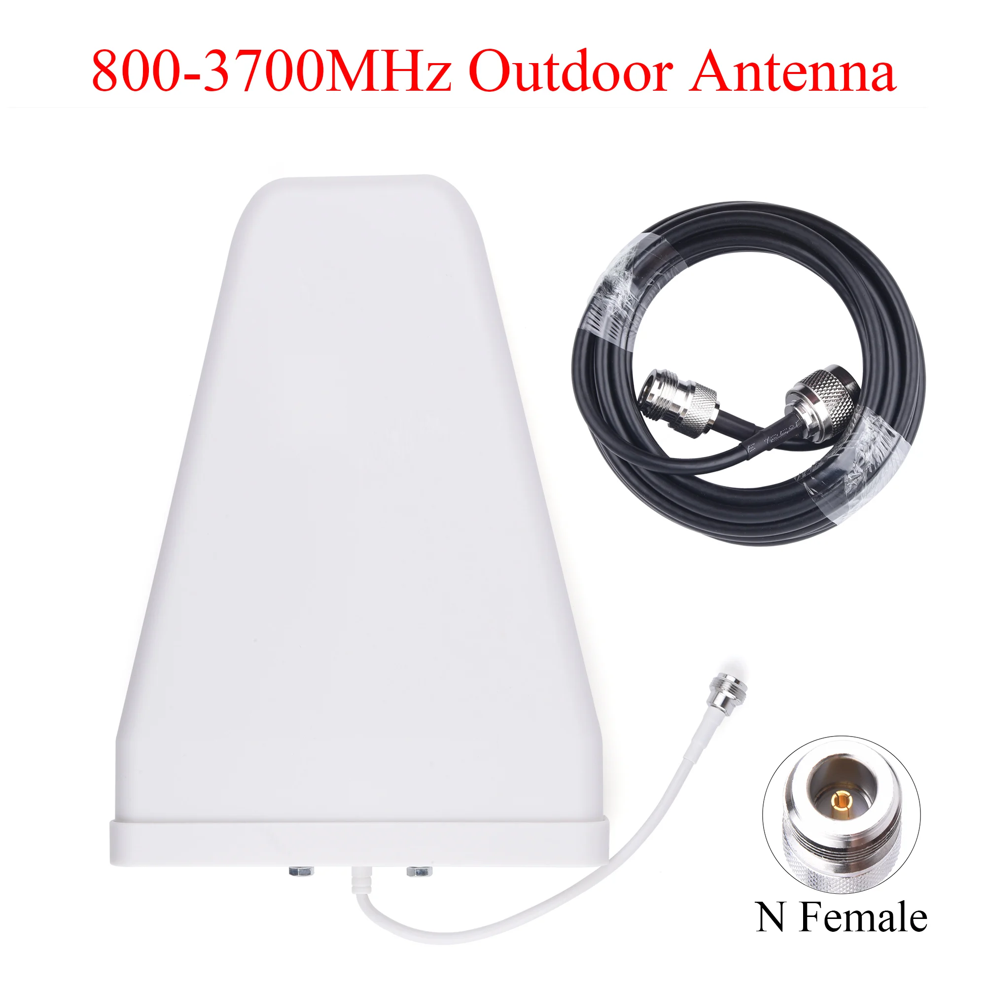 3G 4G 5G 8dBi антенна 800-3700 МГц наружная антенна N гнездовой разъем для беспроводного маршрутизатора/устройств беспроводной связи
