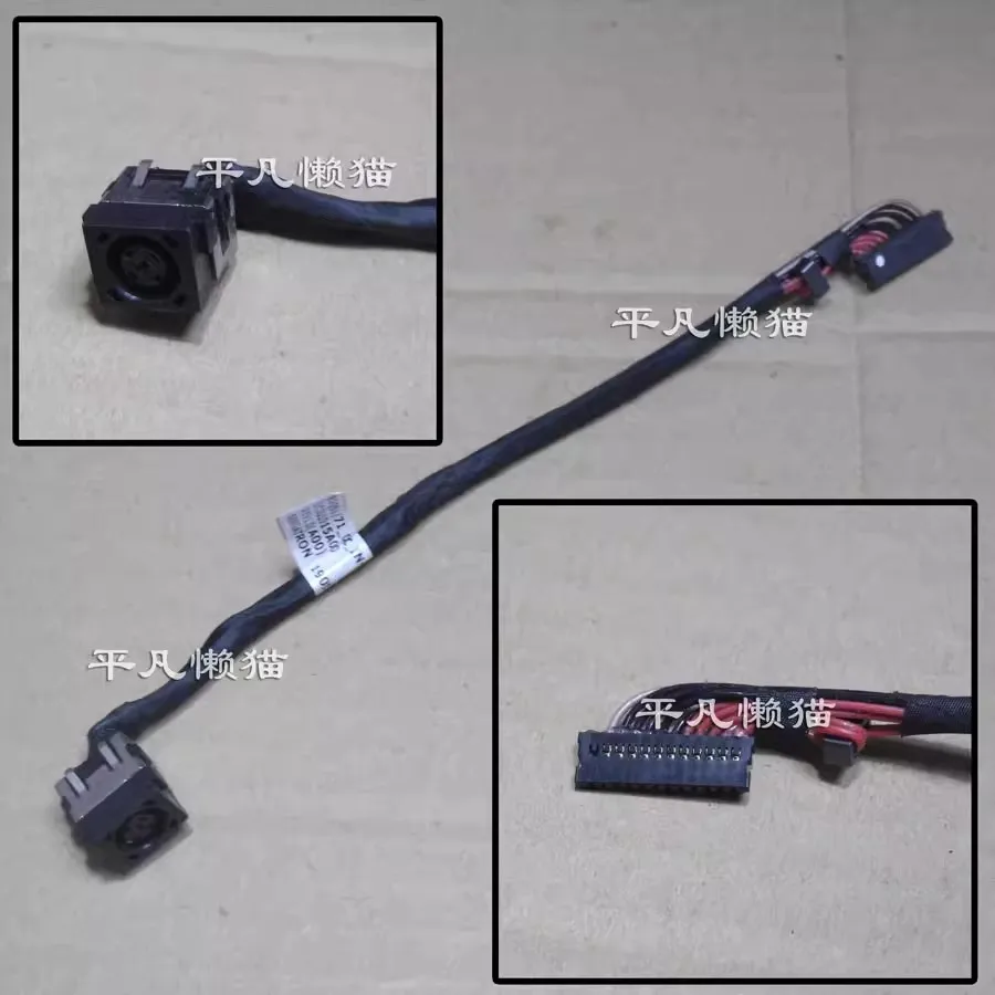 Кабель постоянного тока для DELL Alienware M17 R2 M15 R2 P79F P41E, зарядная головка с интерфейсом питания 0J60G1 DC301015A00