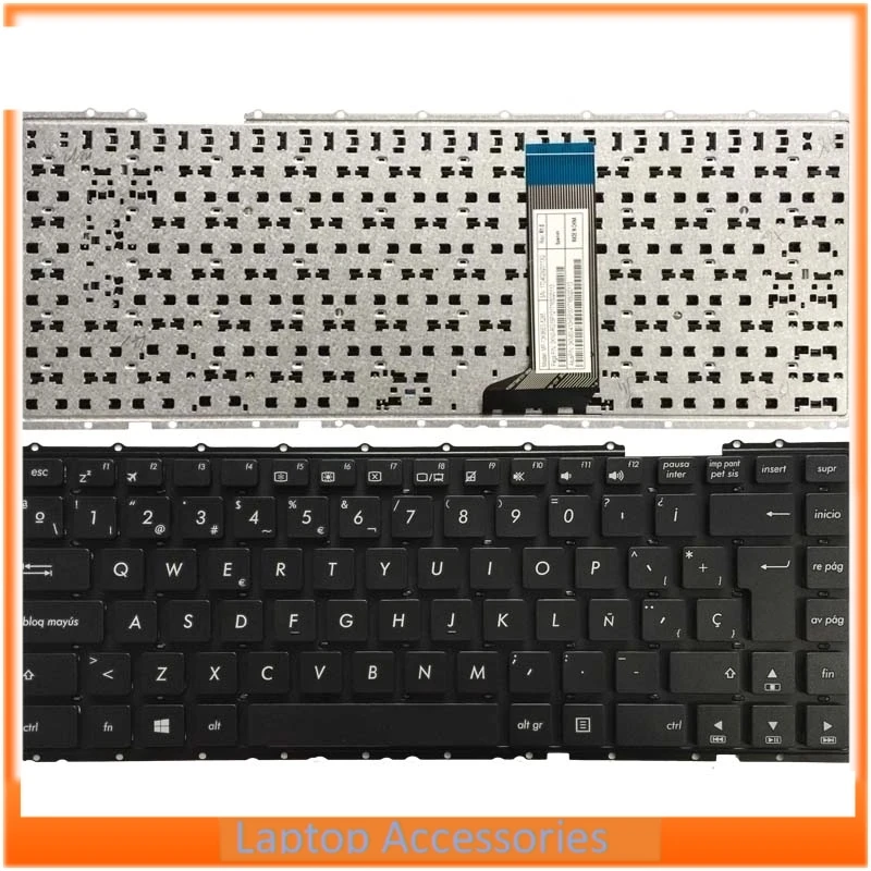 Испанская/латинская клавиатура для ноутбука Asus X451 X455 X454 R455 A455L F455 X451C X451CA X451MA X451MAV A455 A450 X403M W419L SP/LA