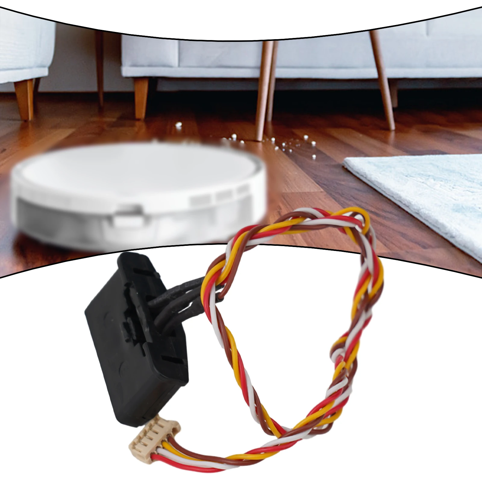 Антибликовый датчик 10002381 900/905, антибликовый датчик для DEEBOT OZMO, Ecovacs, для робота-пылесоса, практичный и прочный