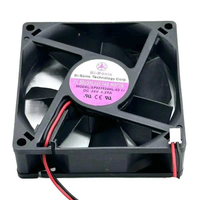 LZ Bi-Sonic SP802524HL-03 DC 24 В 0,25 А 2-проводной 80X80X25 мм охлаждающий вентилятор для сервера