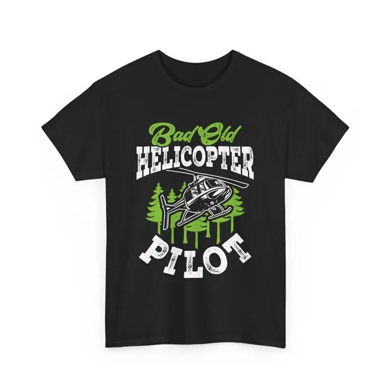 Футболка Bad Old Helicopter Pilot Funny Aviation для