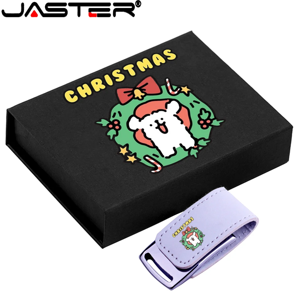 Фото USB-флеш-накопитель JASTER в кожаном корпусе, 128 ГБ, 64 ГБ, 16 ГБ, 32 ГБ №2