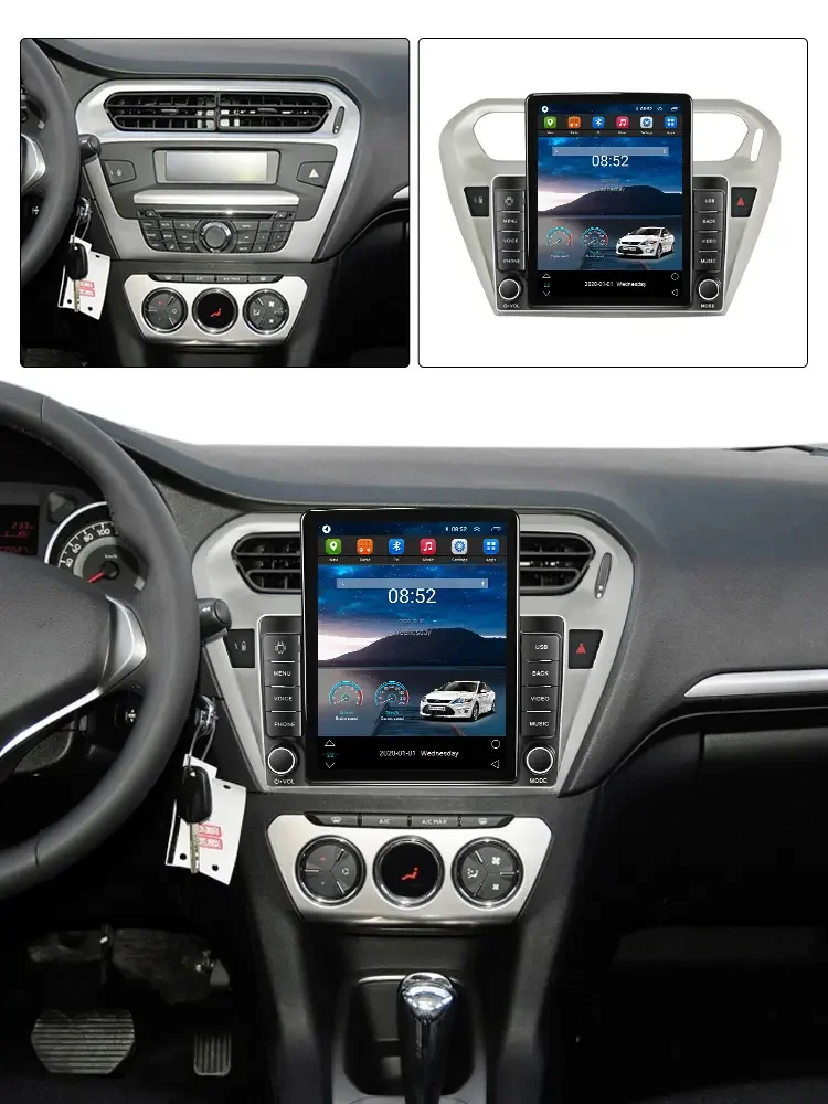 Автомобильный радиоприемник на Android, стерео для Peugeot 301, 2013, 2014, 2015, 2016, Автомобильная Мультимедийная система, BT, 4G, LTE, Wi-Fi, Автомобильное видео, 2 din (art.: 3920c9f034814) - 3920c9f034814
