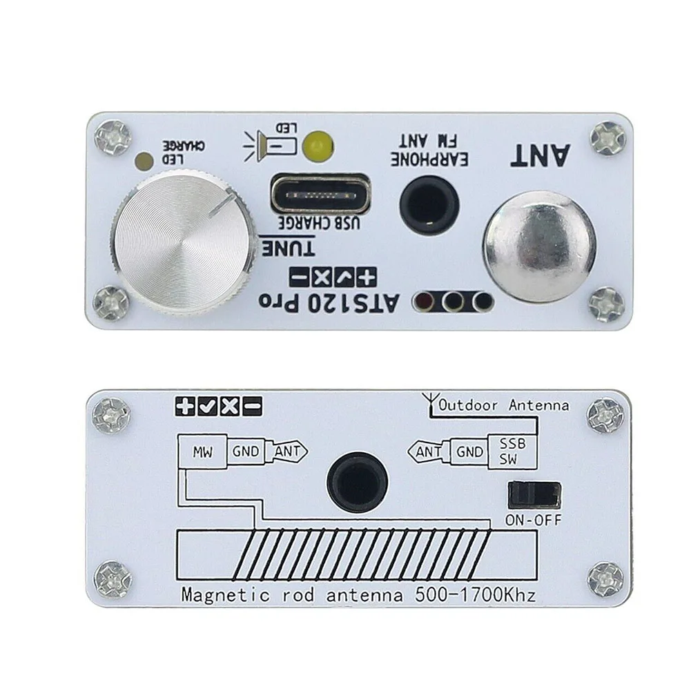 Фото USB декодер ATS120Pro V4 1x SI4732 FM SSB AM LSB совместимый с прошивкой 4 1X сенсорный экран дальнего действия прием №2