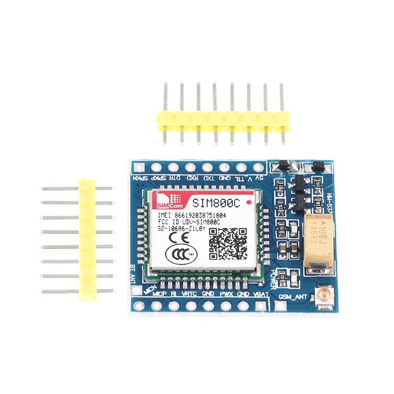 Плата разработки SIM800C GSM GPRS модуль 5 В/3,3 в TTL IPEX с Bluetooth и TTS для Arduino STM32 C51 для Arduino