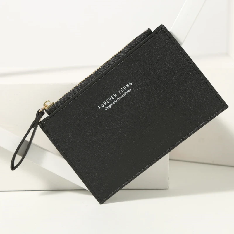 Tempat Kredit Kartu ID Uang Tunai Ritsleting PU Wanita Pria Hadiah Bisnis Mini Warna (art.: 3920c238c7ce4) - 3920c238c7ce4