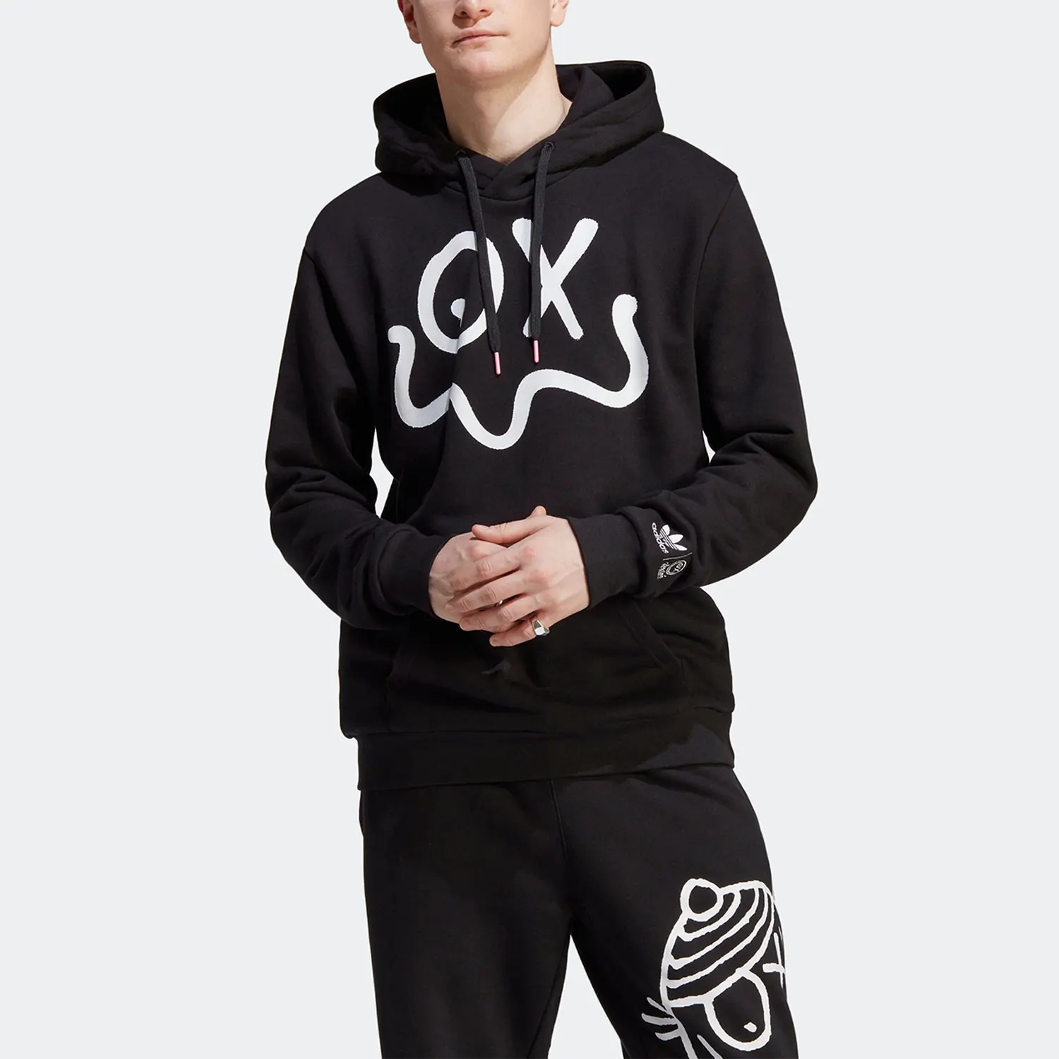 Оригинальная мужская толстовка adidas Originals x Wilhelm Saraiva IA6392 Спортивная одежда