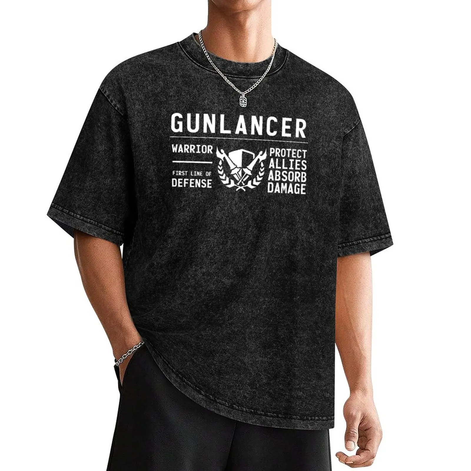 Gunlancer-Lost Ark футболка на заказ возвышенная одежда на день Святого Валентина футболки для мужчин
