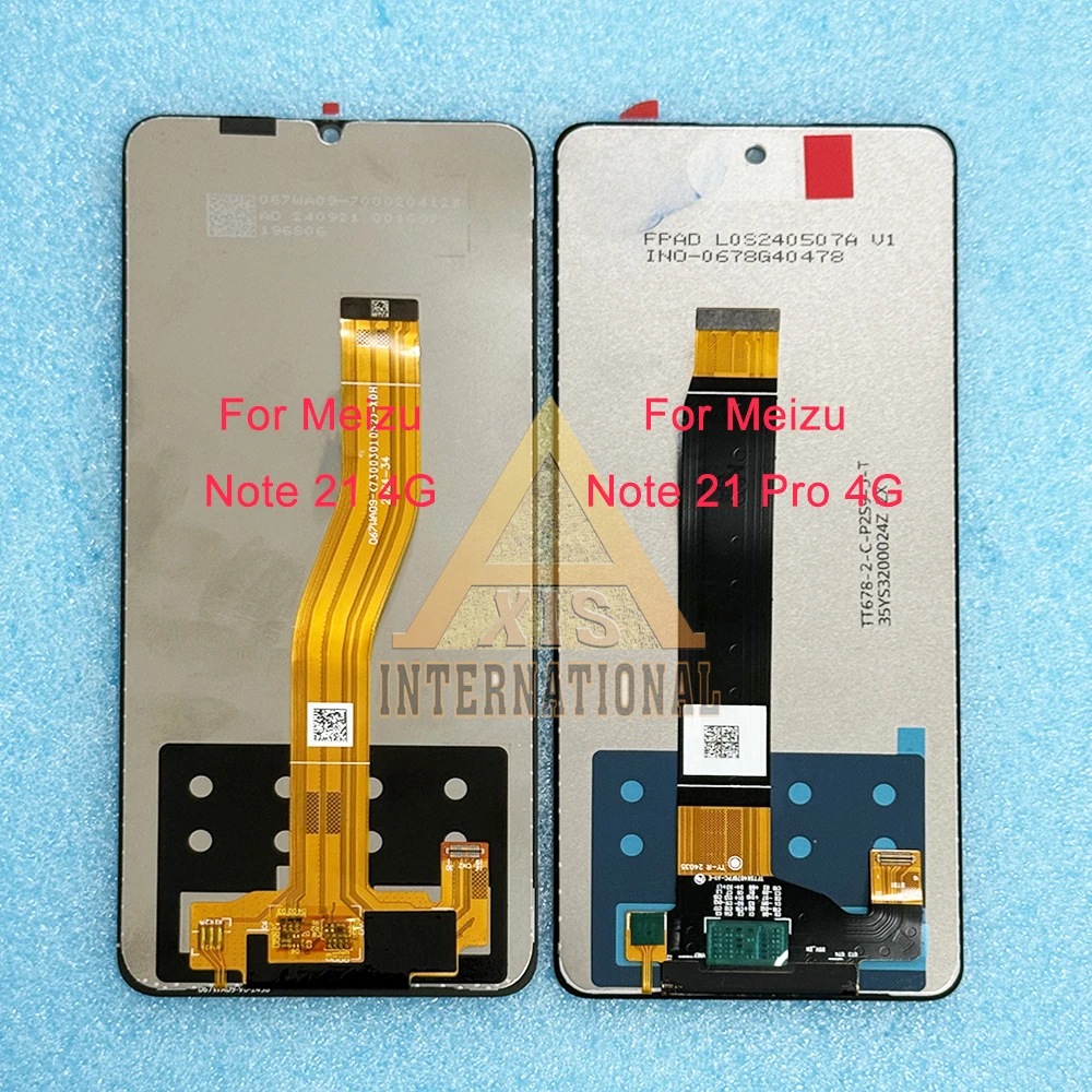 Оригинальный ЖК-экран для 4G Meizu Mblu 22 Pro M2512, сенсорный ЖК-экран для Mblu 21 M2416, для Meizu Note 21 4G, дисплей Note 21 Pro
