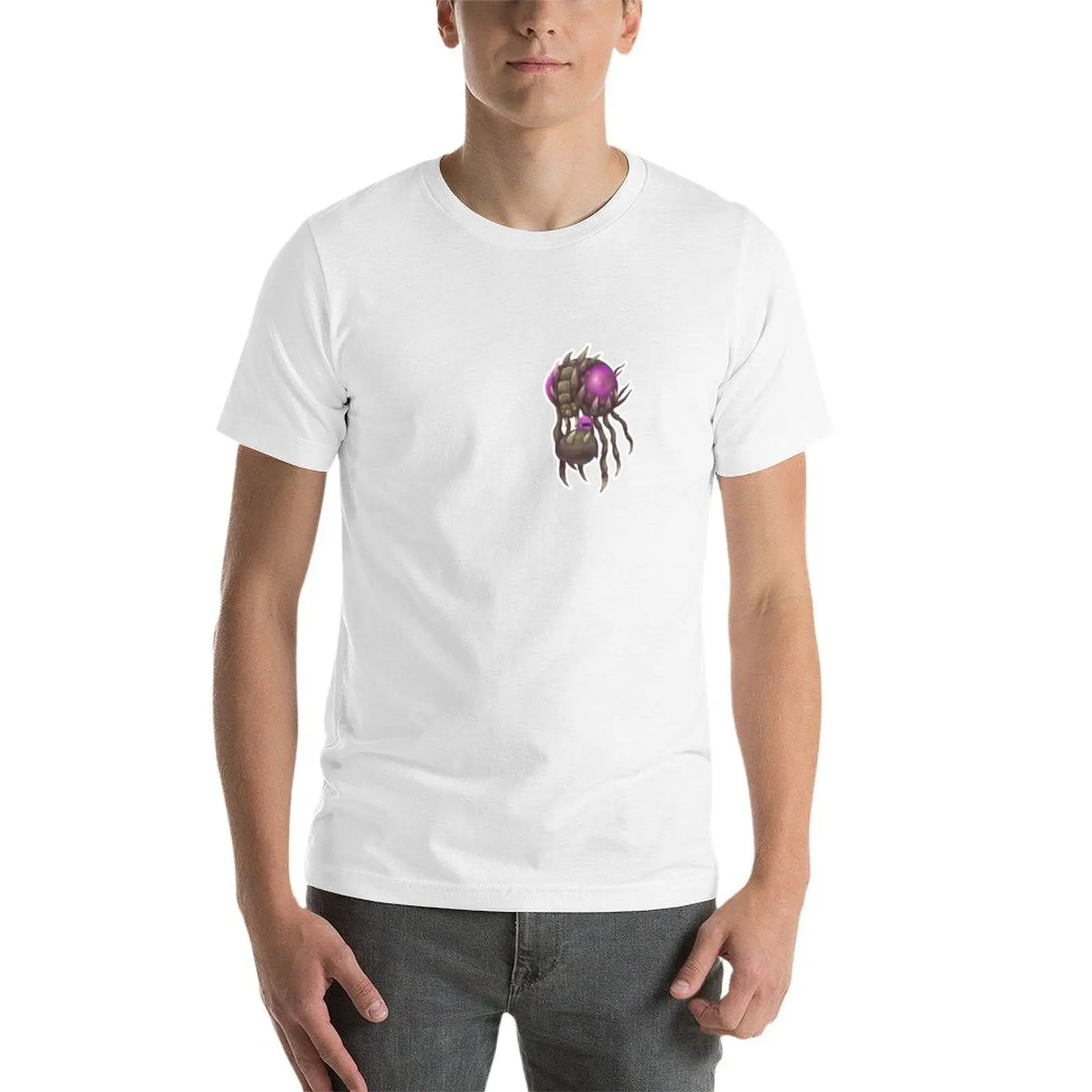 Фото Футболка Overlord Carbot Zergling, мужские футболки высокого качества, роскошные брендовые забавные футболки, темная футболка с юмором №4