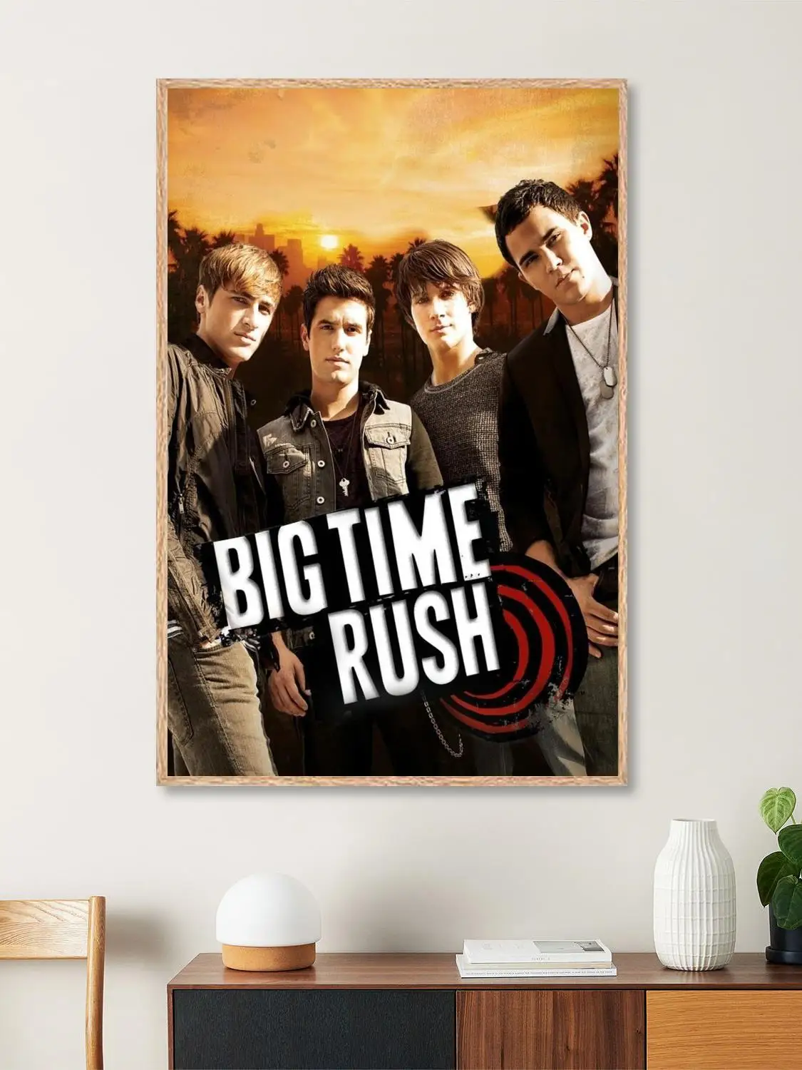 Фото Big Time Rush Холст Художественный постер и настенное искусство, печать с изображением, современный декор для семейной спальни, постеры №4