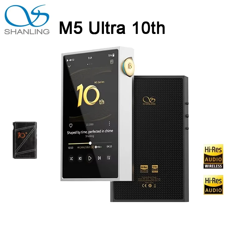 SHANLING M5 Ultra 10-й MP3-плеер Портативный музыкальный плеер HIFI Hi-Res Audio MP3-плеер Bluetooth Walkmen AK4191EQ AK4499EX Чипы