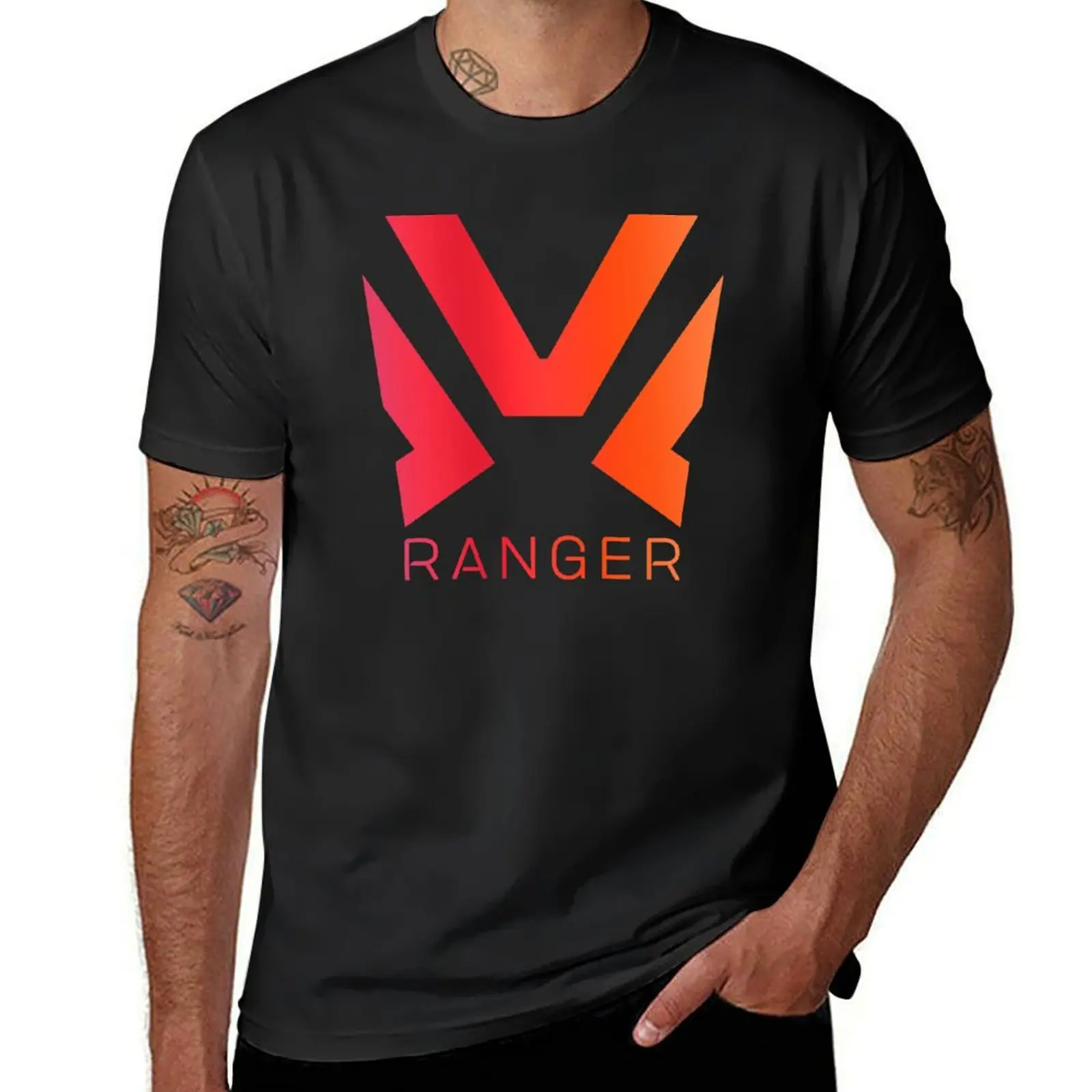 Футболка Ranger Javelin с символом игры с гимпом, футболка с логотипом чистого цвета, милая одежда, принт с графическим животным для мальчиков, мужские футболки