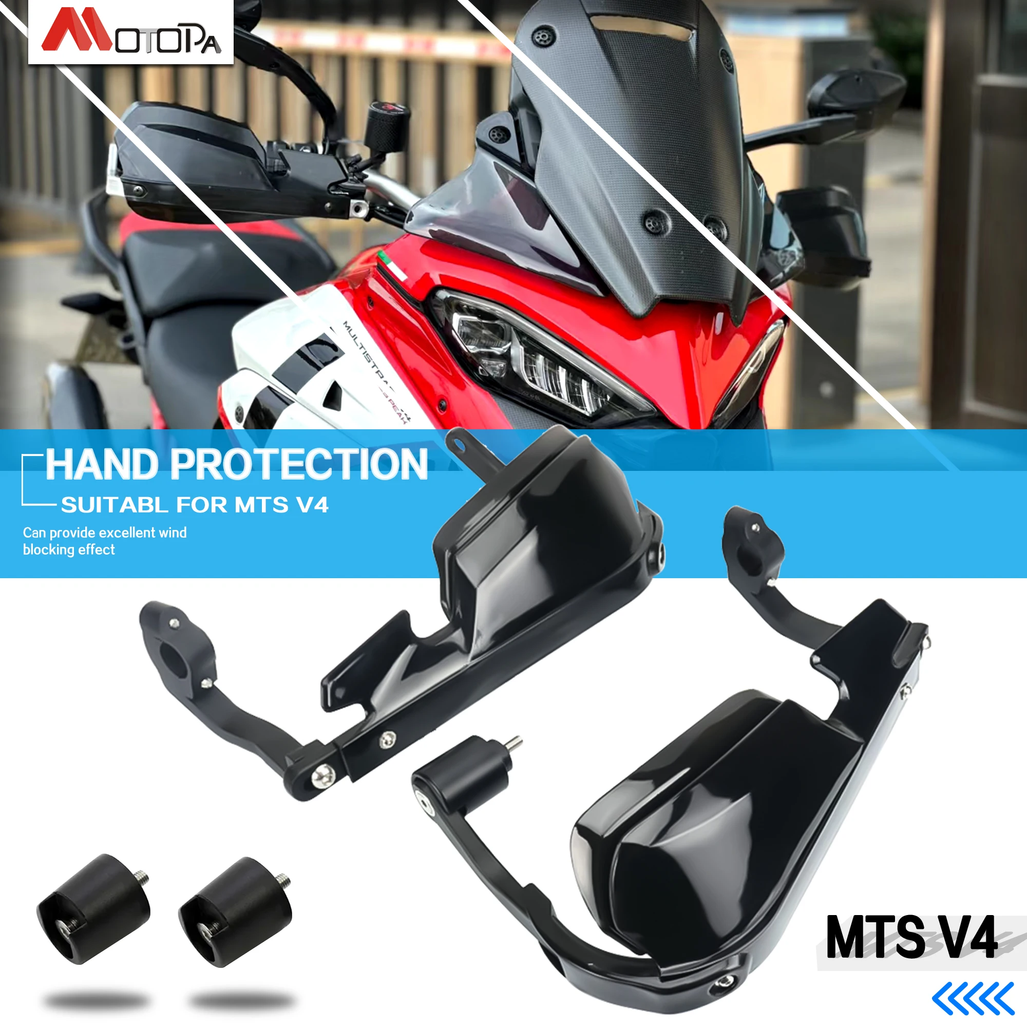 Для DUCATI MTS V4 mtsV4 мотоцикла MTS V4 защита рук рычаг протектор руля новая защита из алюминиевого сплава ﻿
