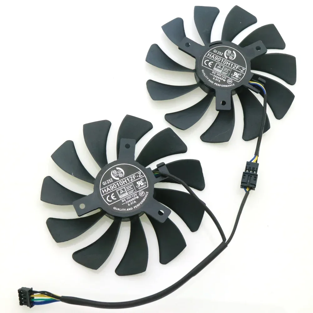 Фото HA9010H12F-Z HA9010H12SF-Z 12 В 0,57 А 85 мм 40*40*40 мм 4-контактный вентилятор VGA для MSI GTX1050TI GTX 1060 GTX1060 Вентилятор охлаждения видеокарты №5