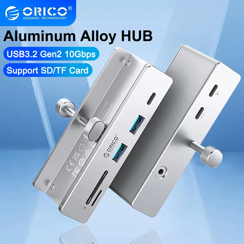 USB-Концентратор ORICO с поддержкой SD/TF-карт, 10 Гбит/с