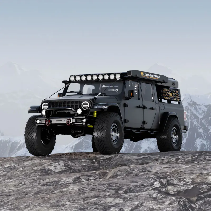 Jk07 Pro 1/7 электрический внедорожник с дистанционным управлением, вулканический ясень, альпинистский автомобиль, замок дифференциала, разъединенные двухскоростные игрушки